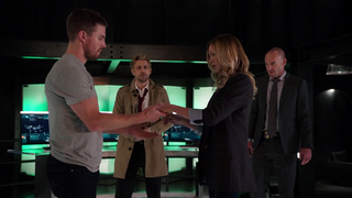Constantine and Team Arrow try to restore Sara's soul