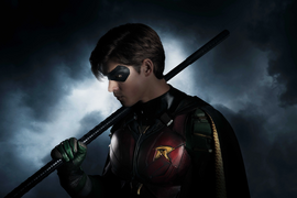 First look at Brenton Thwaites as Robin