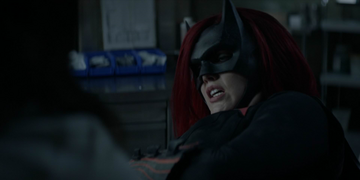"Batwoman" in the suit